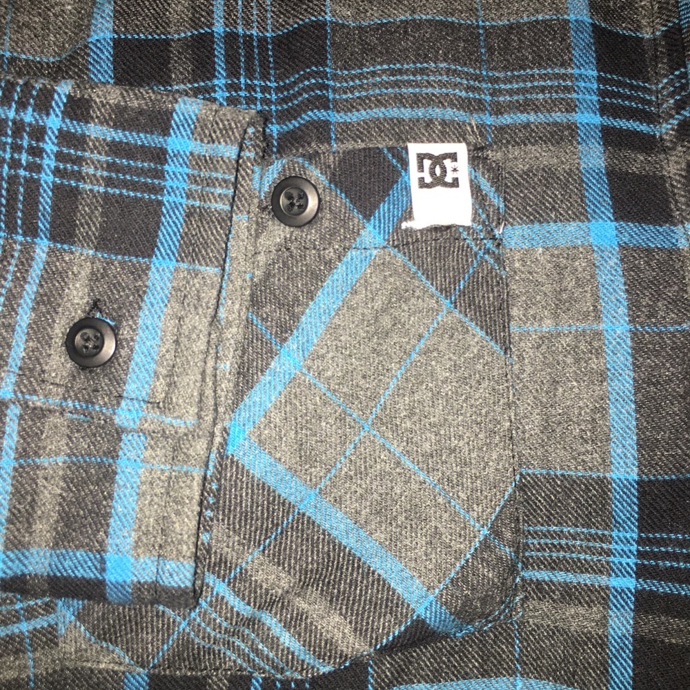 Boys XL-DC flannel shirt.